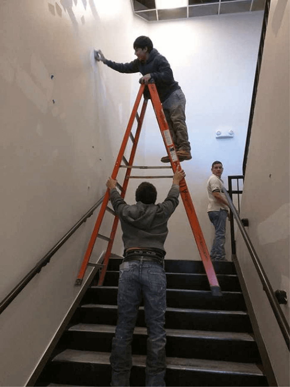 Incorrect Ladder Use